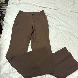 Elegant Women's Brown Trousers